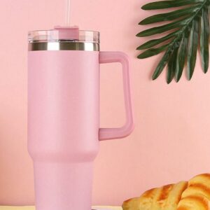 Gourde isotherme avec paille-inox