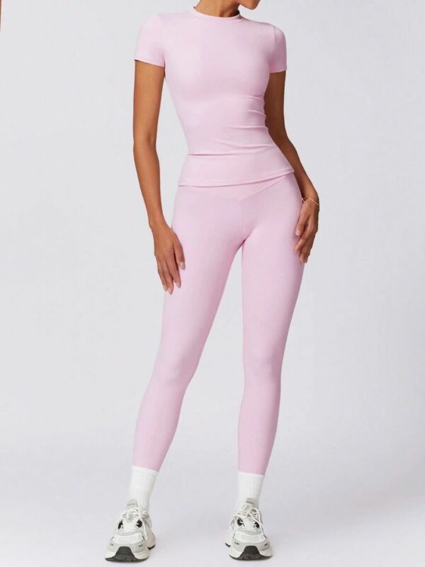 Ensemble de sport rose